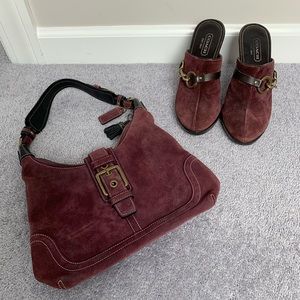 Coach Bag with matching clogs